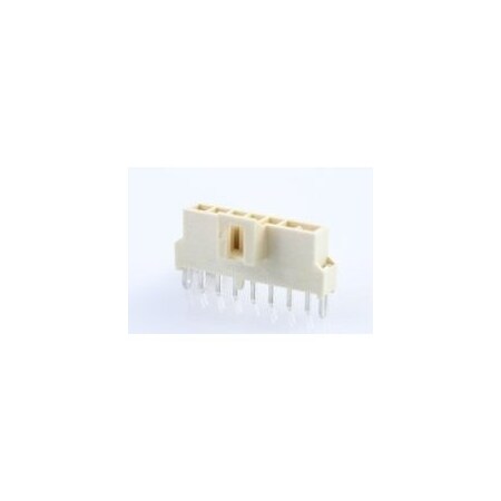 Molex Nanofit Hdr Vt Sgl Frk 7Ckt 15Au Nat 1053112207